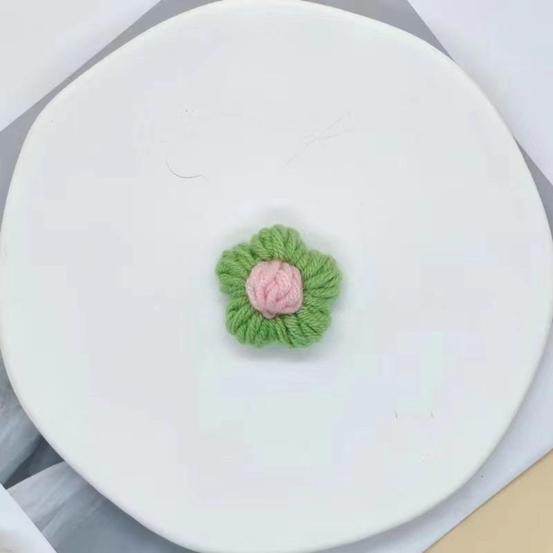 Fashionable Handmade Keychain Accessory Wool Crochted Fruit Pendant Accessories Stylish Women Girls Bag Decoration