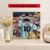 Messi Customize Your Name Diamond Painting Round Diamond Diy Frameless Holiday Artwork Suitable For Home Office Wall Decoration