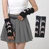 Thicken Long Knit Arm Warmers Y2K Hands Free Gloves Fashion Arm Sleeves  Winter