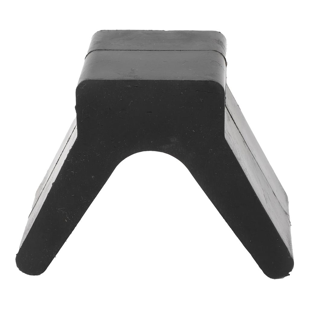 2 Inch Boat Trailer Bow Stop V Style Rubber Enables Your Boat To Secure Tightly with Trailer Black