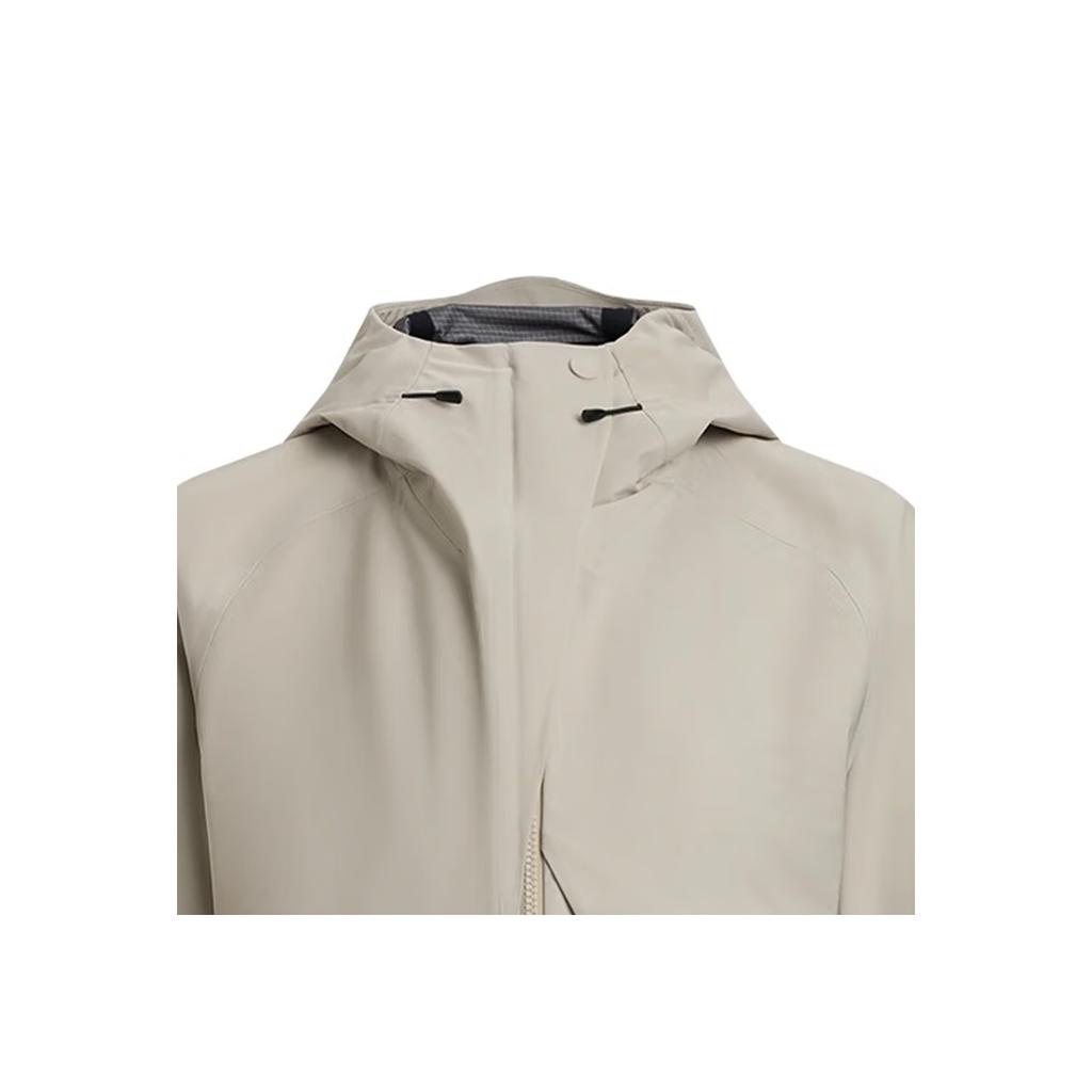 Under Armour Solid Color Sports Fashion Hooded Long Sleeve Jacket Women jackets Khaki 1388061-289