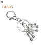 Chess Keychain Bag Charms Easy To Hang Lightweight Portable Multipurpose Handbag Wallet Chess Keyring Hanging Decoration