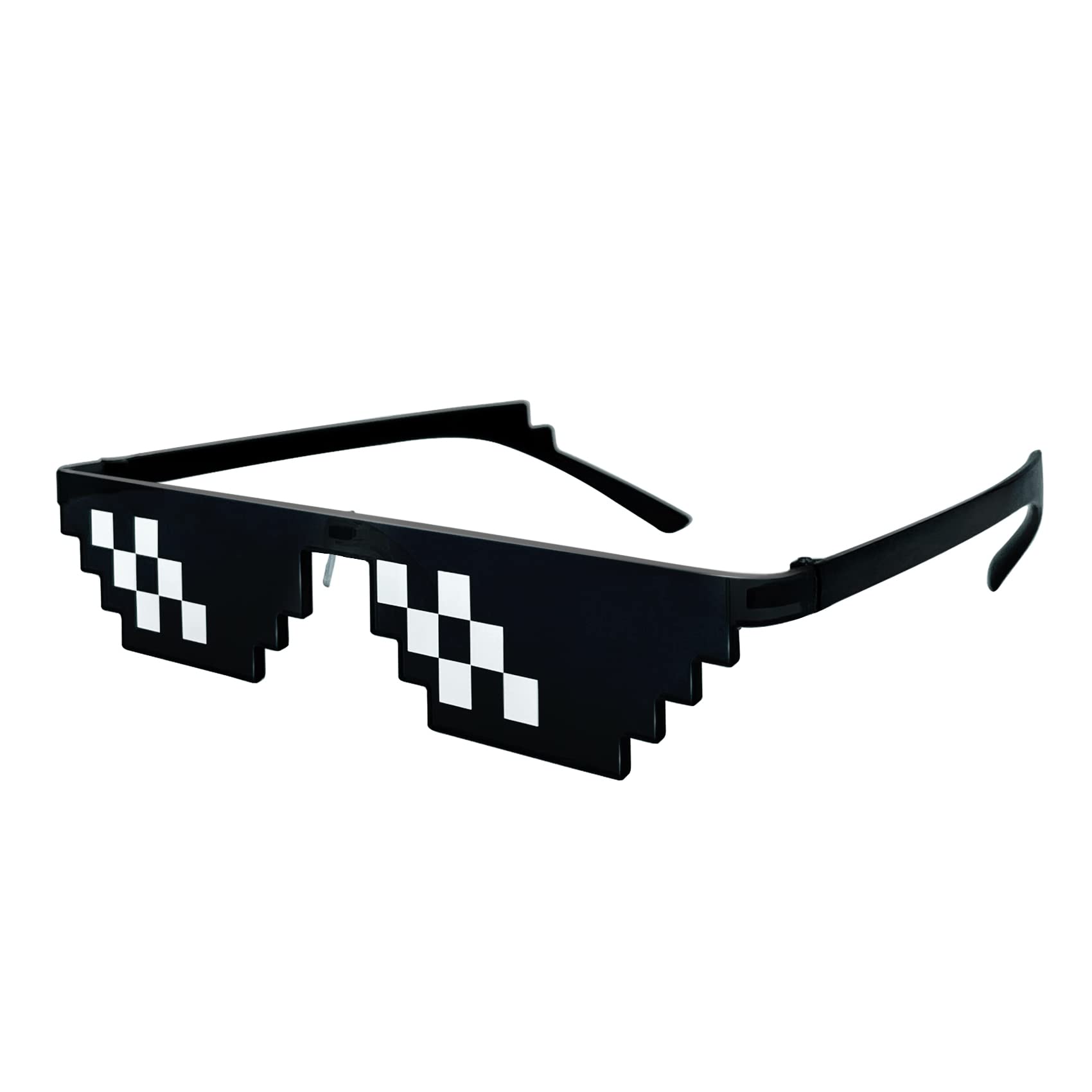 

Thug Life Sunglasses Pixel Mosaic Glasses Party Glasses MLG Shades [Lorigun] (12 pixels) чёрный