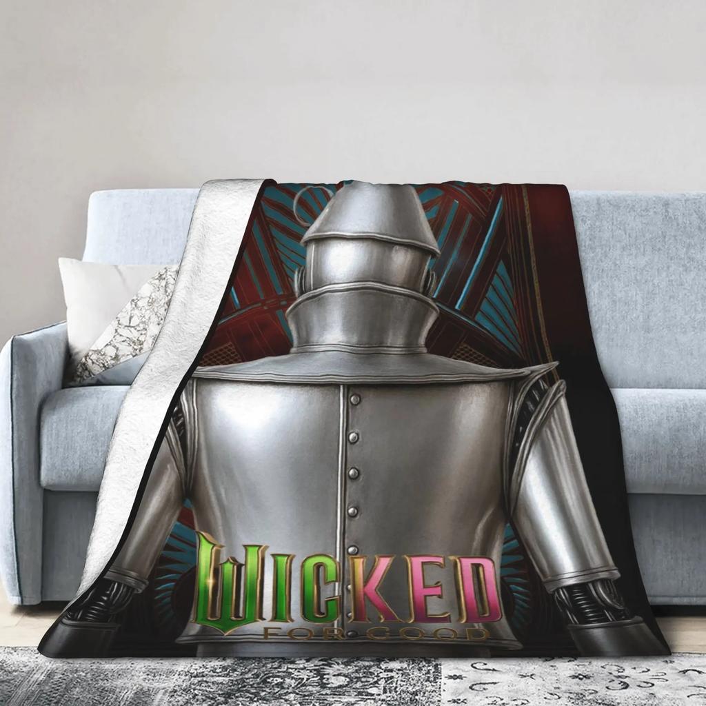 Wicked  Glinda Soft Warm Plush Throw Blanket for Kids Flannel Bedspread for Bedroom Sofa or Bed Cover
