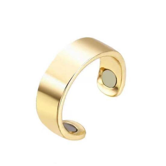 Magnetic Ring Adjustable Magnetic Open Design Reduce And Improve Finger Ring Therapy Ring Sleep Quality