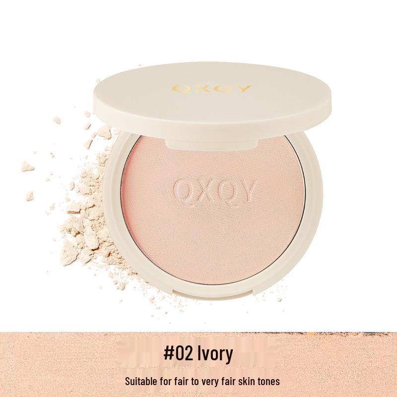 

QXQY Матовая полупрозрачная фиксирующая пудра: Мелкая текстура, Стойкий, Подходит для студентов, Компактный большой вместимости