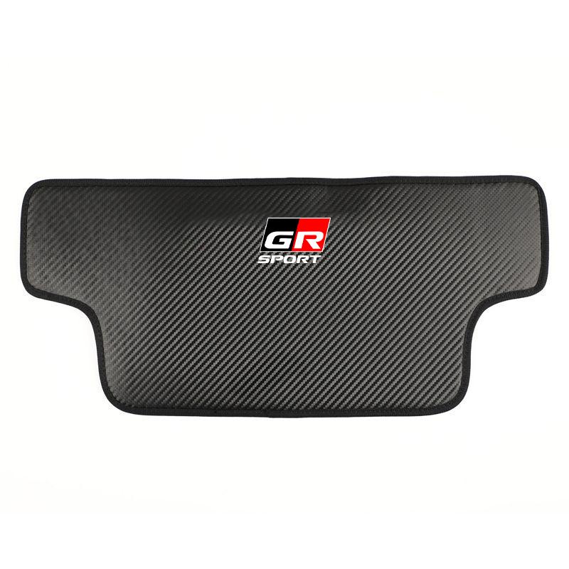 

Leather Car Styling Emblem Car Seat Anti-Kick Pad Back Anti-Dirt For Toyota GR Sport Chr Gazoo 2023 Yaris Hilux 86 Racing Auto