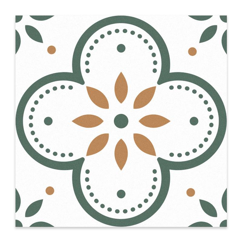 20x20cm 12 Peças Azulejos de Chão Mosaico de PVC Autocolantes Impermeáveis Antiderrapantes para Banheiro Cozinha DIY Reforma de Piso Casa
