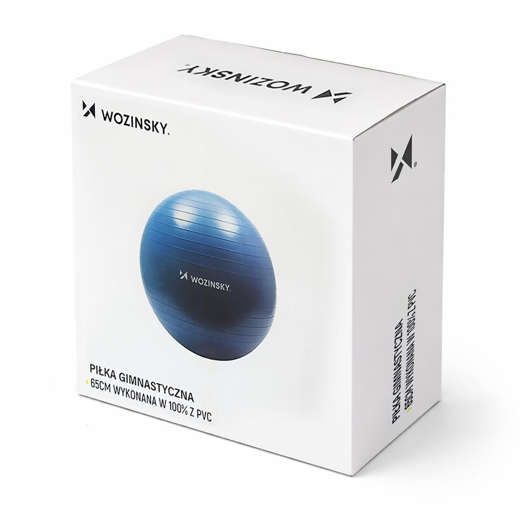 Gymnastic Ball for Exercises with Pump 65 Cm - Blue