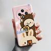 For Oppo Reno12 F CPH2637 Case Cute Rabbit Panda Shockproof Silicone TPU Back Cover for Oppo Reno 12F Reno12F 5G 2024 Soft Case