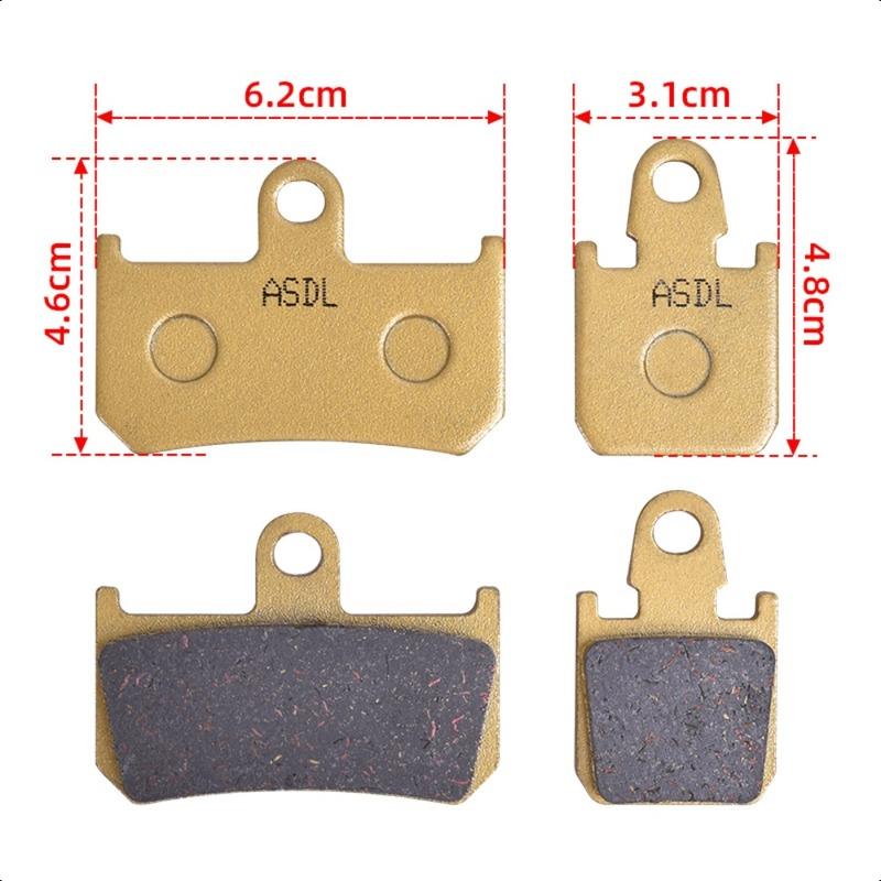 Motorcycle Front Rear Brake Pads for Yamaha YZFR1 YZF-R1 YZF R1 1000 2007- 2014 YZF1000 ABS