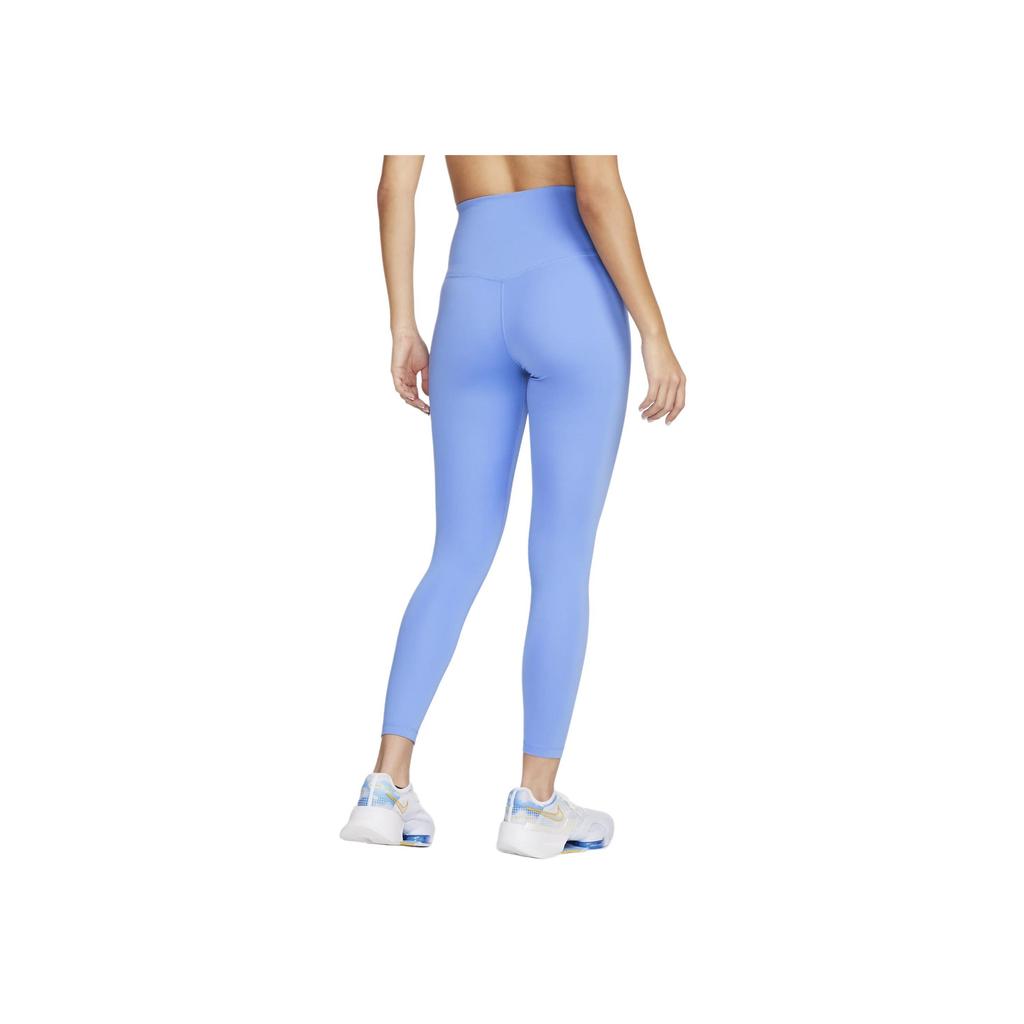 Nike One Solid Logo High Waist Leggings Women Leggings Sky-Blue DM7279-450