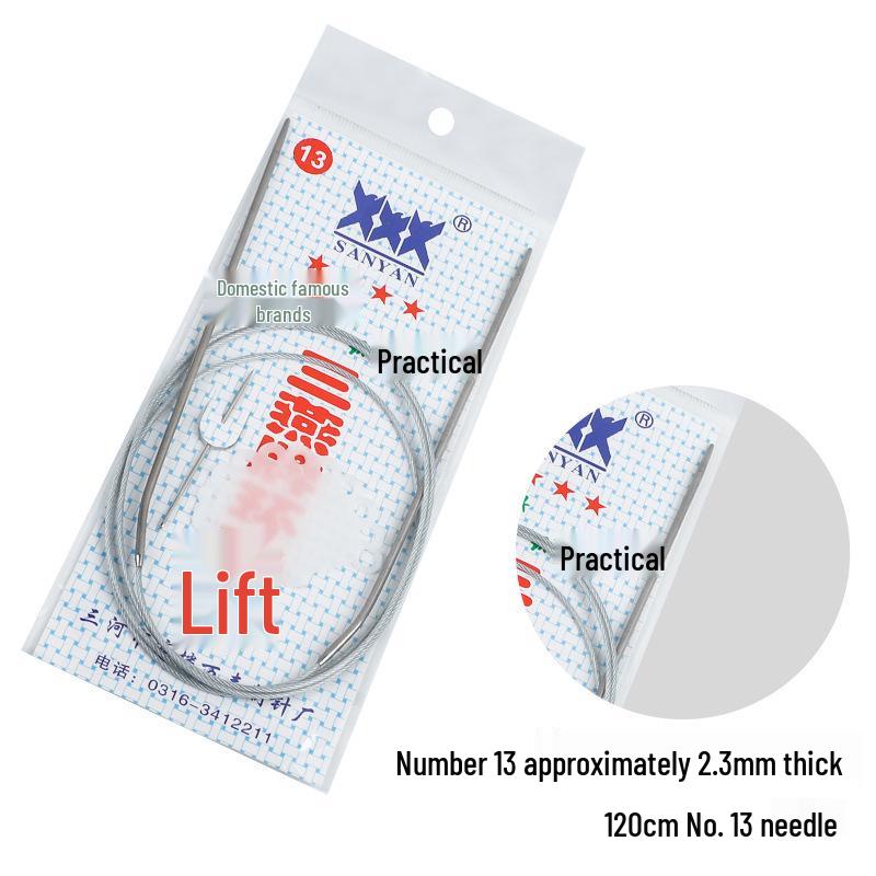 Sanyan Stainless Steel Circular Knitting and Crochet Needles Set