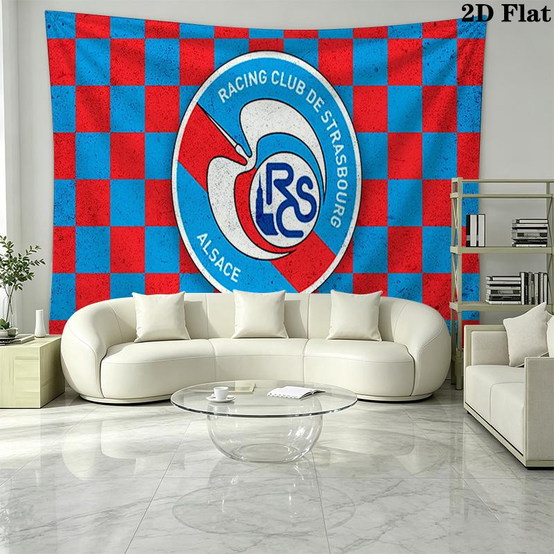 RC Strasbourg Wall Tapestry Aesthetic Wall Hanging Printed Fabric Blanket Decorative Tapestries for Bedroom Living Room Home Decor