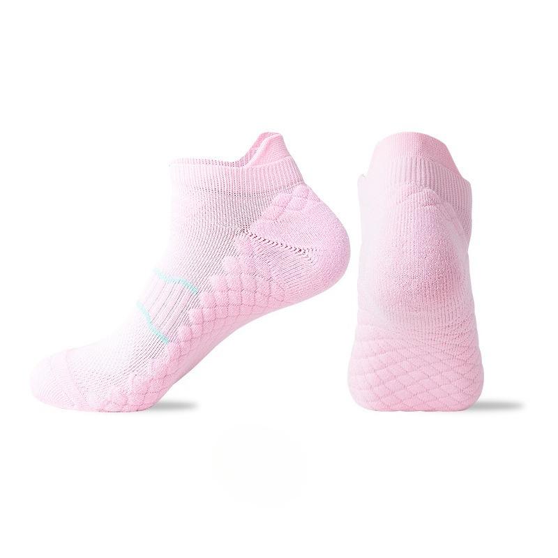 Men's and Women's Sports Socks, Outdoor Running Socks, Short Tubes, Towel Soles, Shock-absorbing and Anti-slip Couple Basketball Socks