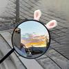 Urocze naklejki 3D z uszami królika Pasek chroniący przed uderzeniami Samochodowe lusterko wsteczne Dekoracja wnętrza Pluszowa naklejka Kawaii na lusterko wsteczne Dekor