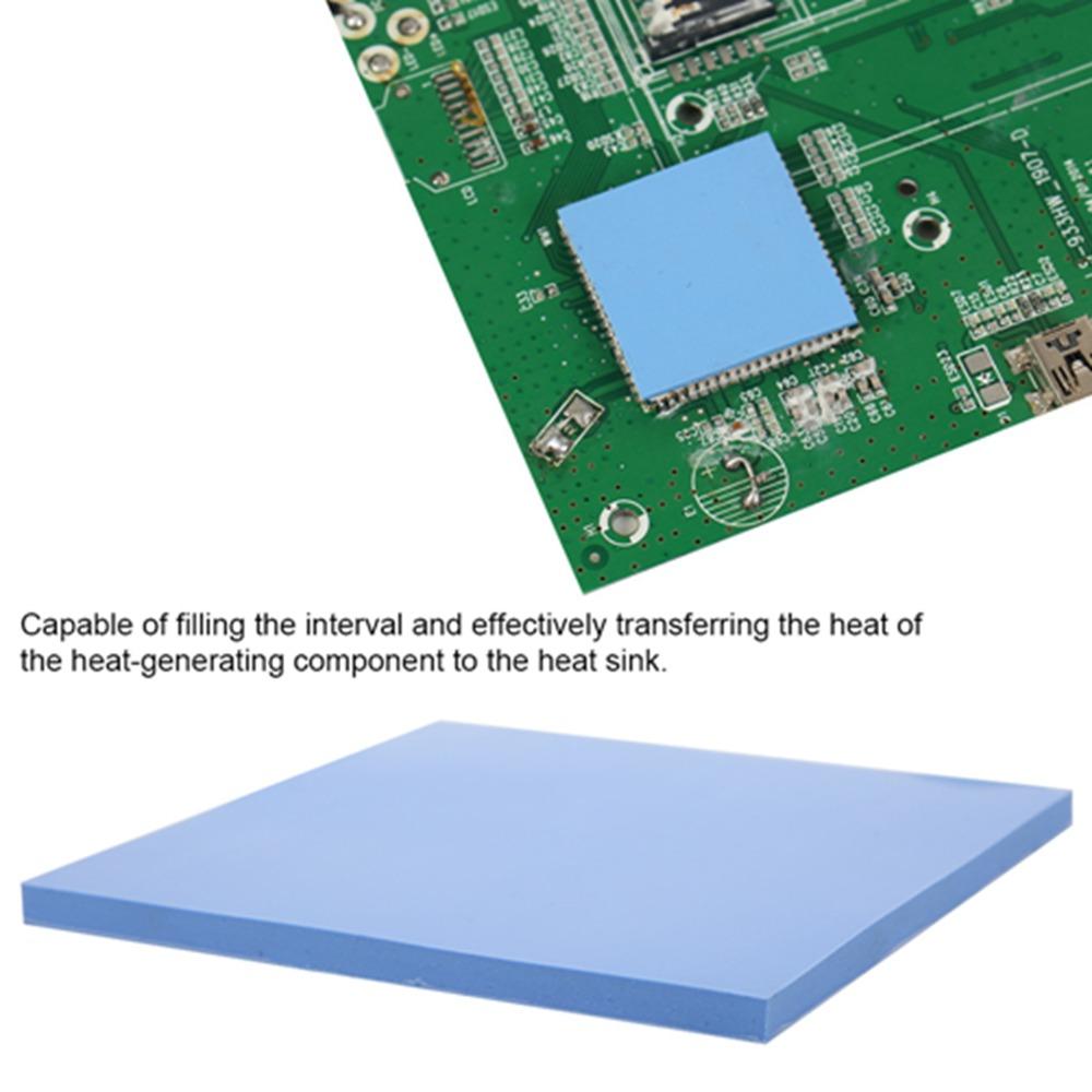 1.5w m-k Thermal Conductivity Pad Blue Thermal Sheet Thermal Conductivity Mat  Heat Dissipation