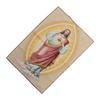 Christian Icons Baroque Style Christian Sacred Heart of Jesus Gold Silk Brocade Portrait Wall