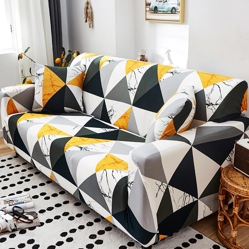 Stretch Couch Cover All-Inclusive Sofa Slipcovers For Kids Pets Washable Universal Furniture Protector With Elastic Bottom