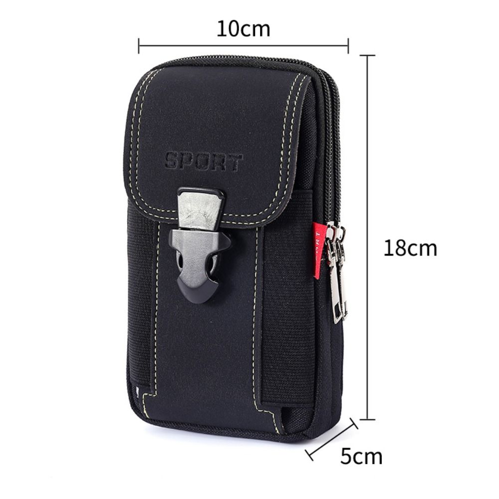 Large-capacity Men Waist Bag Oxford Phone Waist Pack Multi-function EDC Molle Bag Running