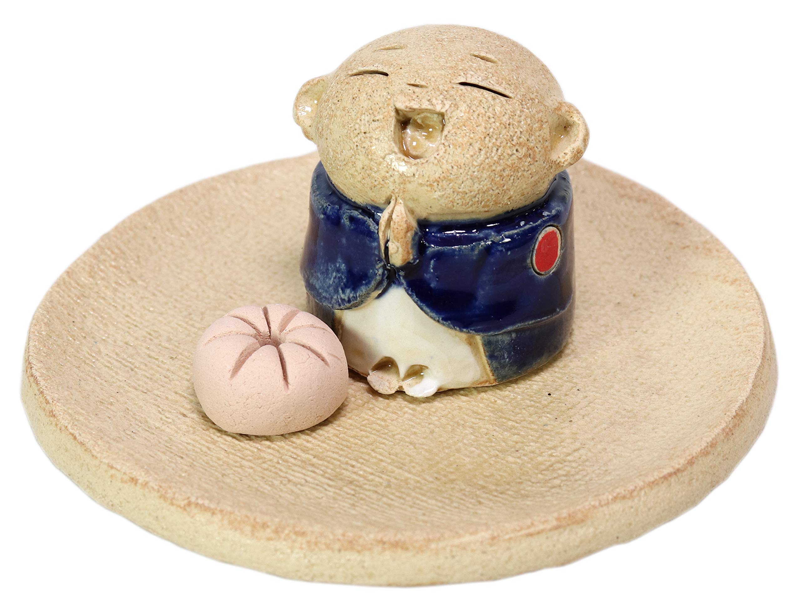

Серия благовоний Jizo Cancer Dish Blue Jizo Cancer Dish Sizes HANDEMA Present Gift Japanese Tableware Cute Interior 1.3 [R8.5xH5cm]