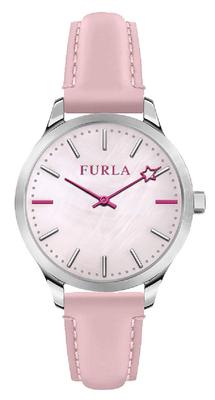 Furla Cute Pink Shell Leather Watch R4251119509 Wristwatch Women's [Item]
