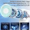 Xiaomi New Ultralight Mini Size Handheld Fan Portable Fan Air Cooler Pocket Fan Rechargeable for Travelling Shopping