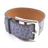 Very Good Bracelet Rivière Alligator Leather Blue Mens Used