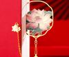 Song Dynasty Fan Metal Bookmark - Classical Chinese Style Gift Box for Students