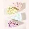 Simulated Food Squeeze Toy Anxiety Relief Stretchy Rice Cake Triangle Cheese Stress Toy Portable Fake Food Decompression