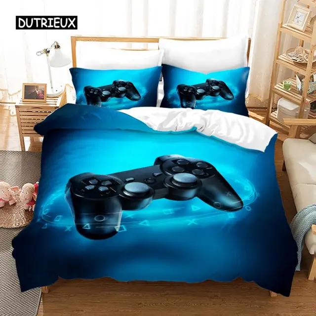 New Game Controller Duvet Cover Gamepad Bedding Set Kids Boys Teens Gifts Bedroom Decoration Video Game Duvet Cover For Youth