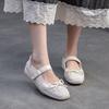 Fashion Fashion Shallow Loafers Women Genuine Leather Flat Shoes Summer Hook And Loop Sweet Bowknot Ballet Flats Shoes Footwear