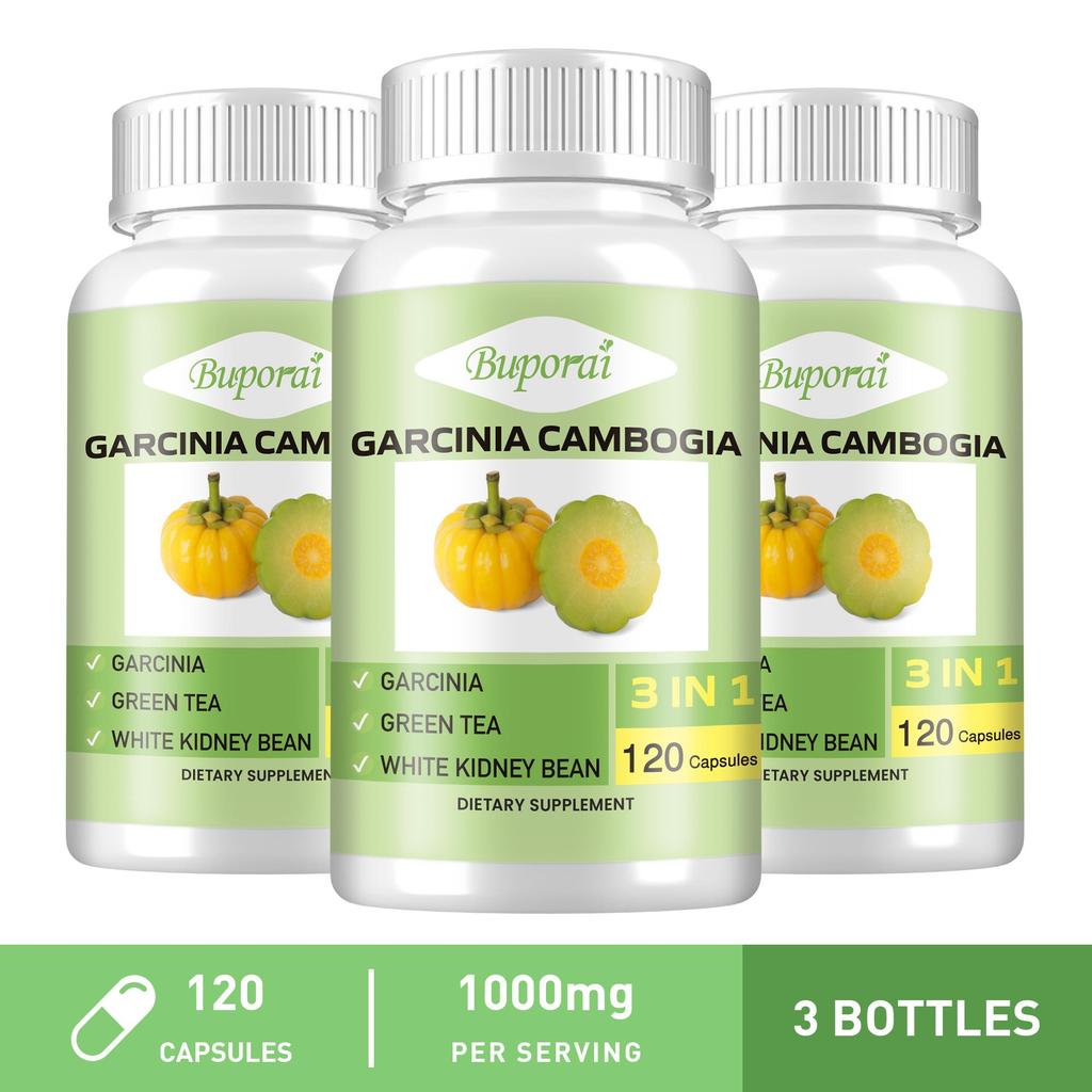 Buporai - 3-in-1 Garcinia Cambogia Complex Capsules - Energy