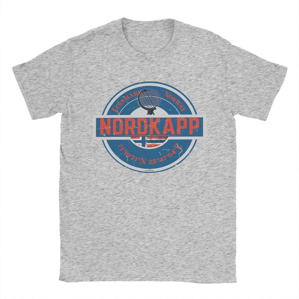 Nordkapp North Cape Norway Pure Cotton T Shirt For Unisex Beach Vintage TShirts ONeck Hip Hop Tee Shirt Oversize Casual Tops