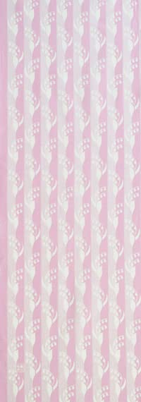 Dyeing Anbo Tenugui Lily of the Valley Authentic Dyed Cotton Tokuoka Made In Japan 35cm X 100cm "Striped Pink" 100%