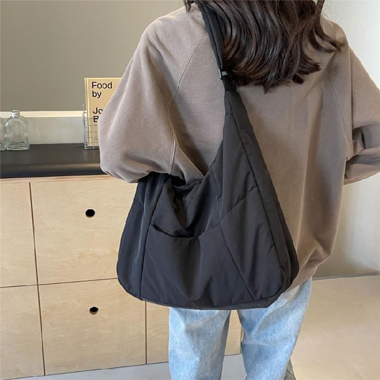 Shoulder Bag for Girl Women Handbag Solid Color Underarm Bag Crossbody Bag Tote