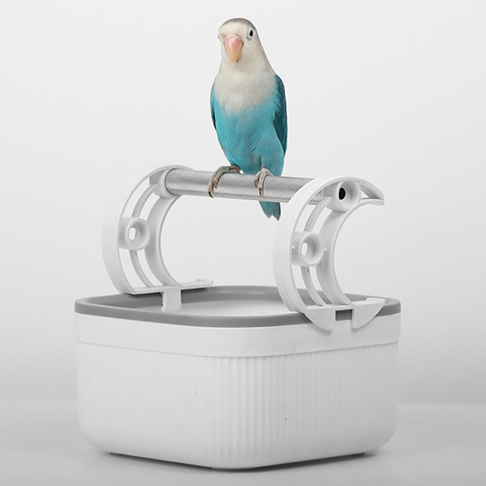 Non-slip Metal Pole Bird Perches Stand PP+Metal Parrots Poop Stand Rack Bird Rest Perch  Finches