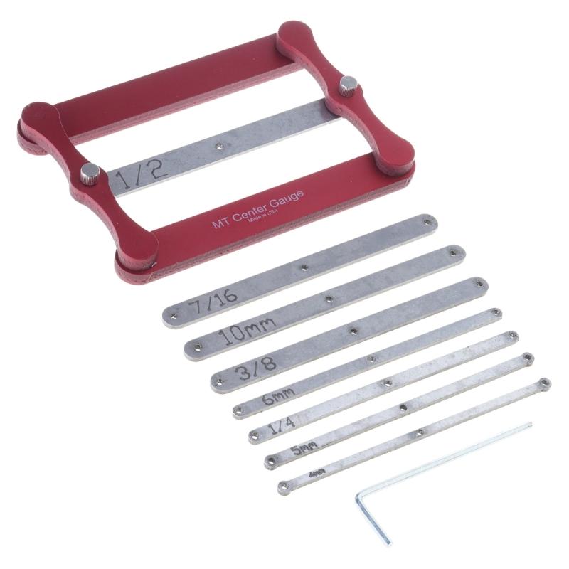 

Stainless Steel Center Gauge Woodworking Marking Tool with Various Specifications for Accurate Hole Location 1