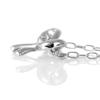 Diamond Pendant K10 White Ribbon [SUEHIRO] Necklace, Gold,