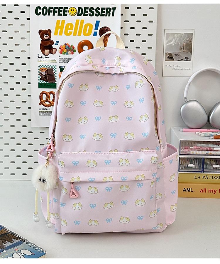 School Bag Korean Version Ins Large Capacity Cute Casual Simple Versatile Light Spring Outing