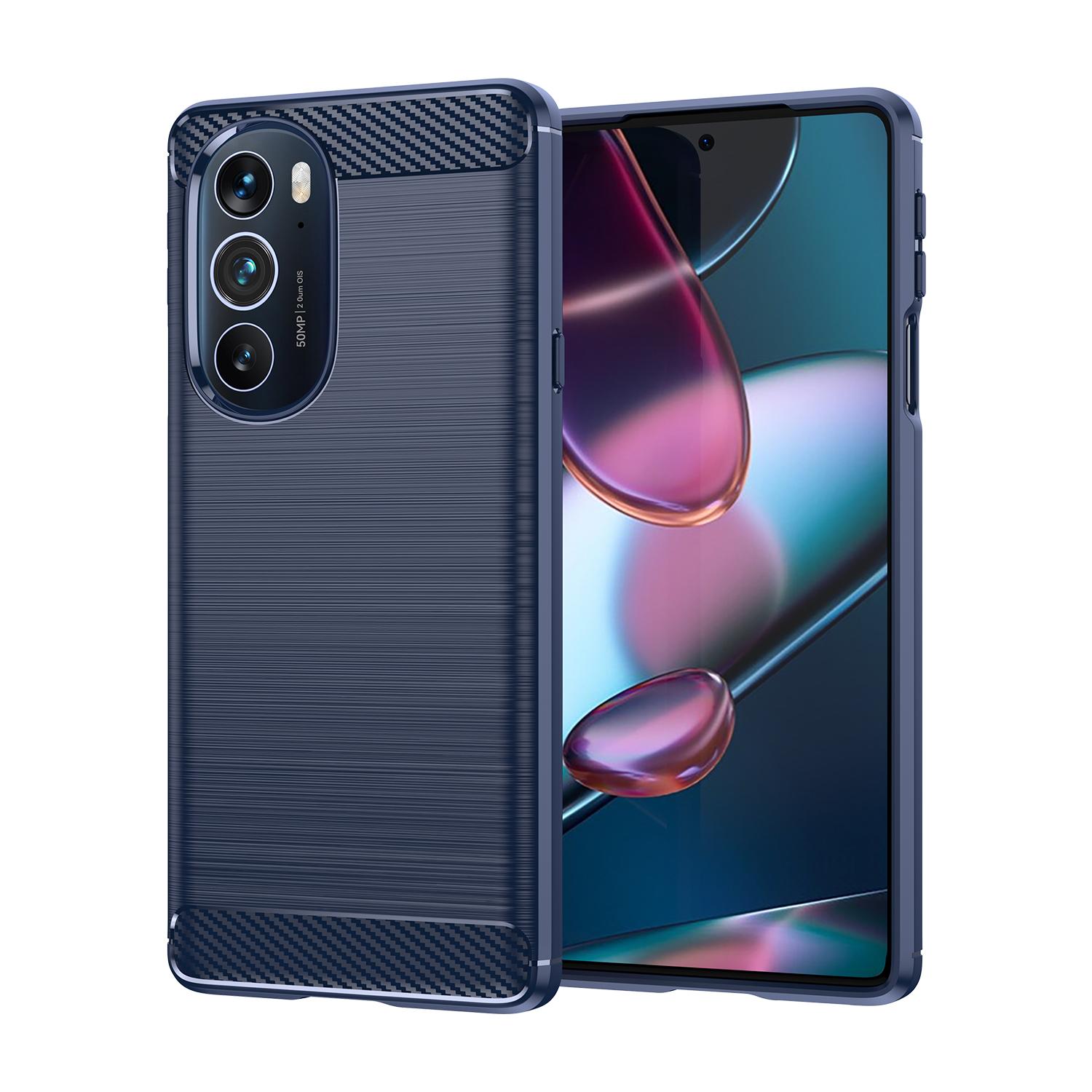 

Для Motorola Moto Edge Plus edge+ 2022 edge 30pro силиконовый чехол роскошный матовый чехол для moto edge30 pro мягкие чехлы из углеродного волокна Edge Plus 2022 синий