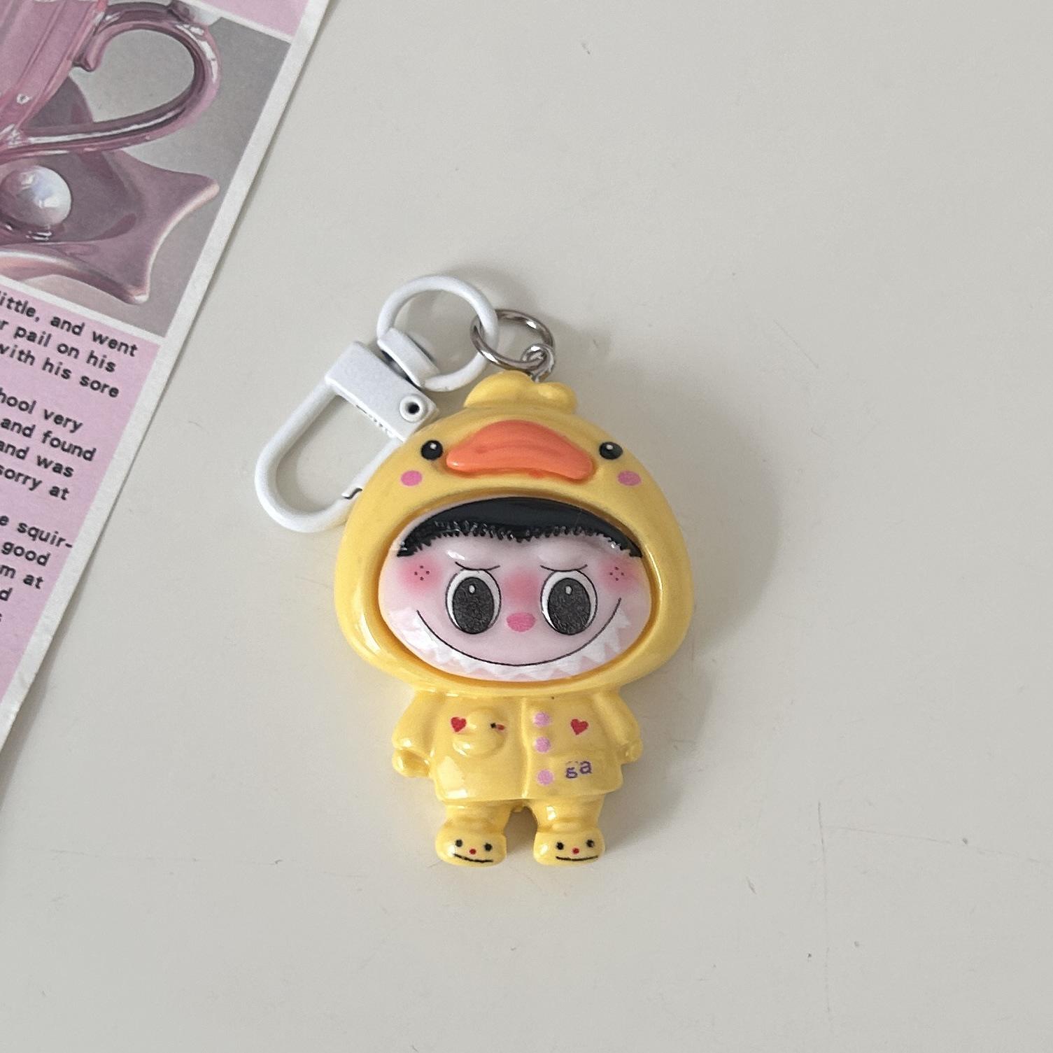

Девичье Сердце Лабубу Мультяшный Брелок: Мягкий и милый кулон для лучших друзей или пар. жёлтый
