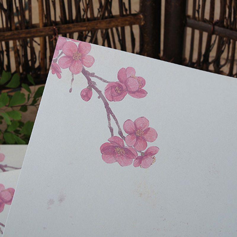 16 Teile/paket Schöne Chinesischen Stil Brief Papier Tinte Malerei Schreiben Studenten Schreibwaren Büro