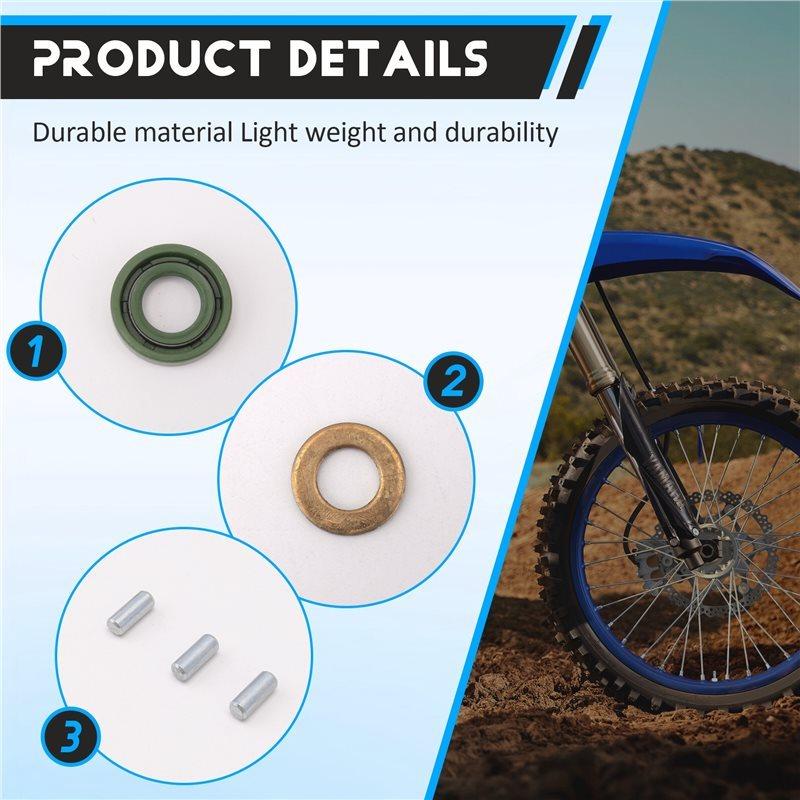 Motorcycle For YZ450F WR450F WR400F Water Pump Impeller Gear Shaft Seal Bearing Gasket Repair Kit 5DJ-12451-00