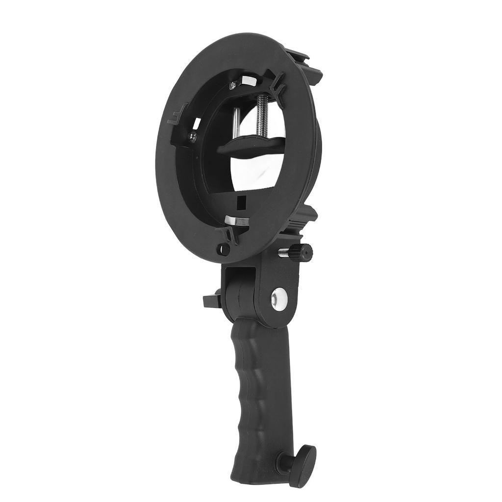 S Type Bracket for Bowens Mount Holder S Type Bracket Holder for Speedlite Flash Snoot Softbox Beauty Dish Reflector