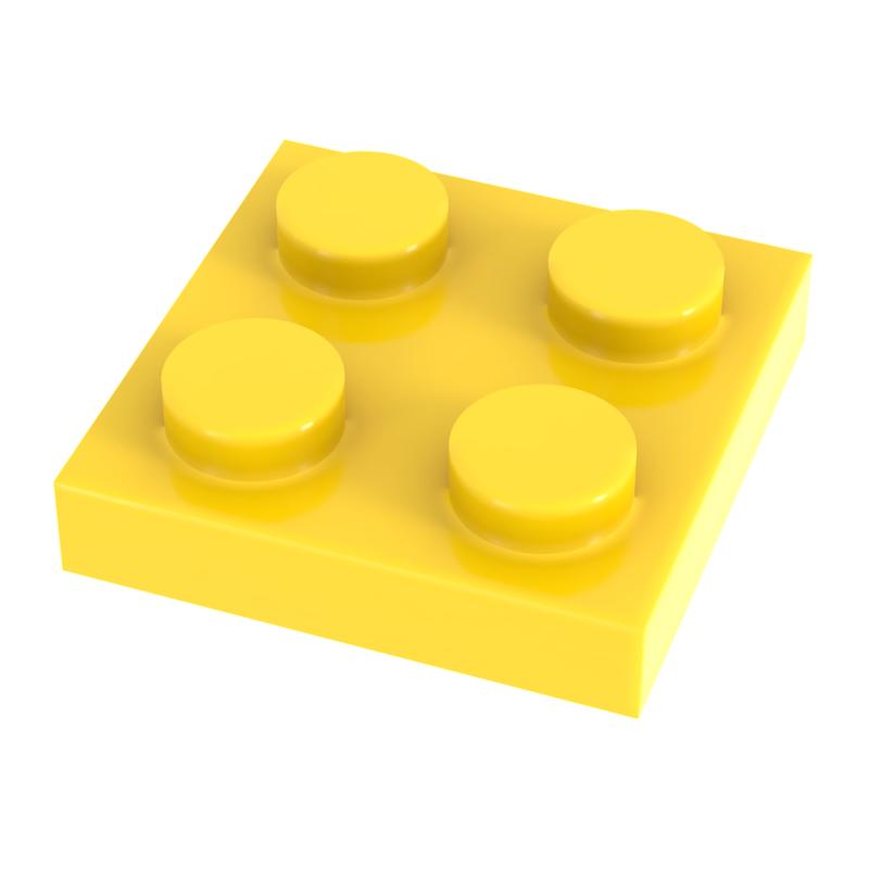 [Funbrick] 50pcs Plate 2x2 3022 Compatible with Famous Brand Building Block Classic Building Blcok Toys MOC DIY