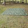 300x300cm Waterproof Camping Tarp Shelter Awning Sun Shelter Outdoor Foldable Canopy for Hiking Beach Picnic Travel Ground Mat