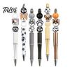 Pen Accessories Dog Themed Beadable Kit, DIY Crafting Set, with Cute Pet Craft Pens for Kids Wooden Beads Decor, Smooth Writing Pens, School