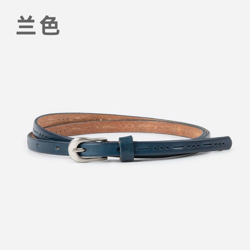 

First Layer Cowhide Retro Genuine Leather Women S Thin Belt Cowhide With Jeans Dress Casual Pants Women S Belt 105cm