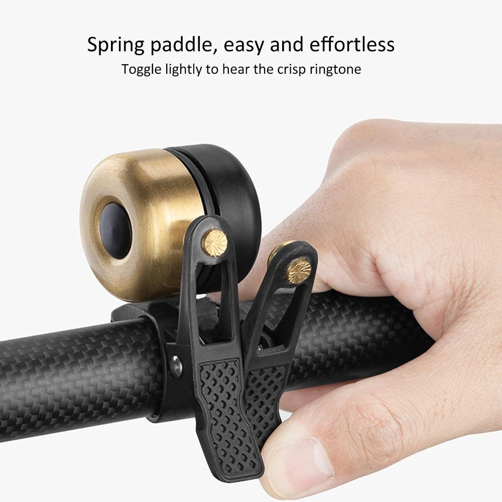 Dual Chime Bicycle Bell for 21-23mm Handlebar Bike Horn Portable Bike Bell Mountain Bikes